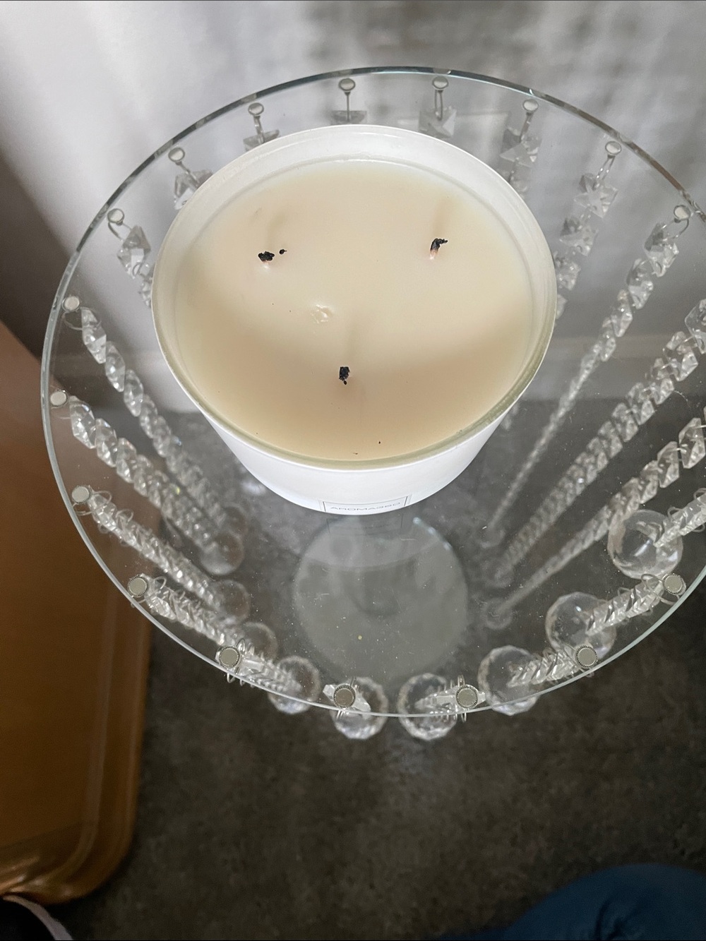 Aroma360 3 wick MY WAY White candle - Picture 2 of 5
